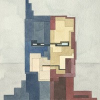 Pameran Lukisan Hasil Perkawinan Aliran Kubisme dan Ide Nintendo