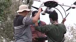 Helikopter Tanpa Awak Beraksi di Kelud