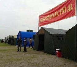 Akan Dikunjungi SBY, Pos Pengungsi di Wates Kediri Rapi dan Kinclong