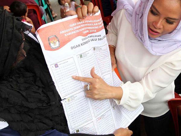 Sosialisasi Pencoblosan Pemilu 2014