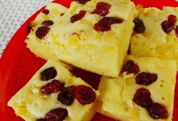 Resep Cake: Cake Keju Cheddar dan Cranberry