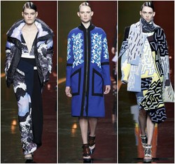 Foto: Tren Tabrak Motif dengan Estetika Modern dari Peter Pilotto