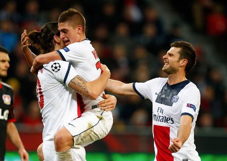 PSG Cukur Leverkusen 4-0