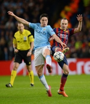 Nasri Optimistis City Bisa Balikkan Keadaan di Camp Nou
