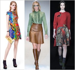 Milan Fashion Week: Semburat Pelangi Versus dan Retro Glamour Gucci