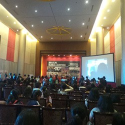 Suasana di Ruang Audisi Menyanyi di SM Global Audition Jakarta