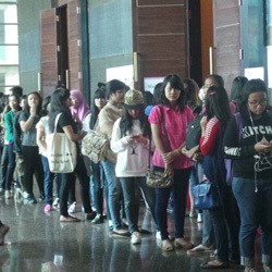 Audisi Dance SM Global Audition Jakarta Dempet-dempetan