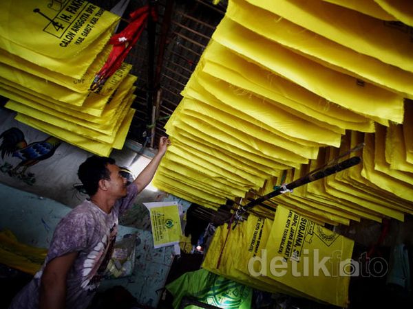 Menjelang Pemilu Permintaan Sablon Meningkat