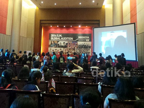 Suasana Audisi SM Entertainment di Jakarta Hari Pertama