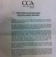 Kantornya Didemo Ratusan Karyawan Outsourcing, Ini Tanggapan Coca Cola