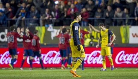 Atletico Takluk 0-3 dari Osasuna