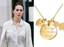 Kalung Nama Bayi Ini Langsung Laris-manis Pasca Dipakai Kate Middleton