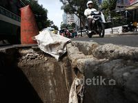 Gorong-gorong Ancam Keselamatan Pengendara