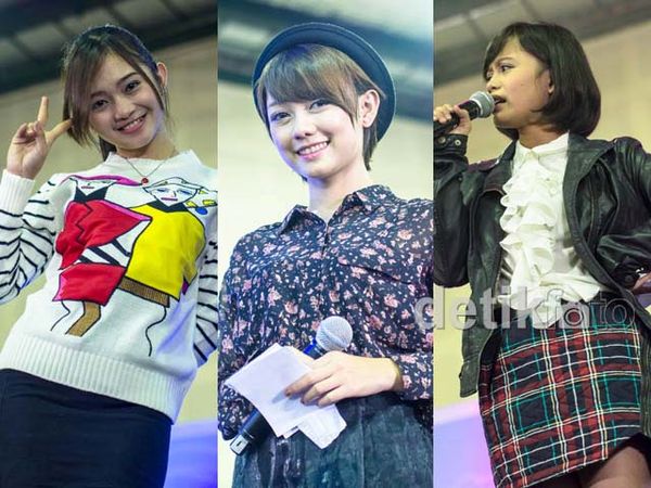 Gaya Girly JKT48 di Handshake Event