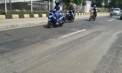Baru Ditambal Seminggu, Jalan Panjang Kembali Berlubang