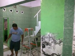 Lukisan Misterius di Cawang Hilang Berganti Jadi Cat Hijau