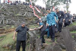 Kunjungi Situs Gunung Padang, SBY Siapkan Keppres dan Cetak Biru Penelitian