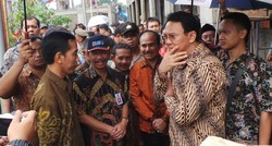 Ekspresi Jokowi-Ahok Saat Blusukan Bareng Pertama Kali di Petogogan