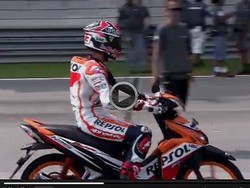 Diam-diam Honda Syuting Iklan Blade 125 Injeksi di Sepang