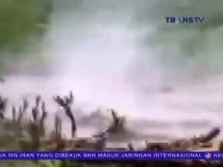 Detik-detik Datangnya Banjir Lahar Hujan Kelud