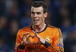 Permainan gemilang juga ditunjukan Gareth Bale pada pertandingan ini. Bale mencetak dua gol dapa menit ke 21 dan 69. (REUTERS/Ralph Orlowski).     