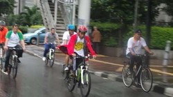 Rupa-rupa Cerita Jokowi Saat Gowes ke Balai Kota