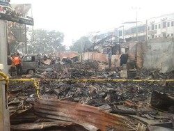 Ini Puing-puing Kebakaran di Pekanbaru yang Menewaskan 7 Orang