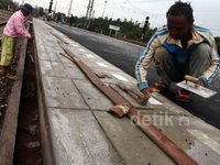 Peron Stasiun Manggarai Dipanjangkan 