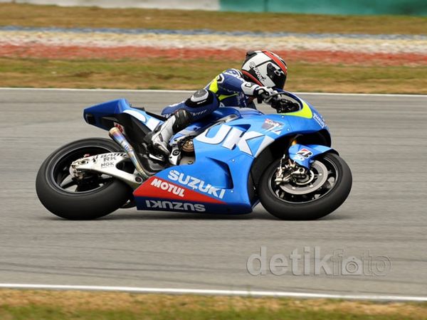 Suzuki Uji Coba Motogp di Sepang Malaysia