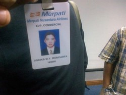 Jadi Direktur Merpati, Andika Monoarfa Tidak Dapat Gaji