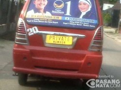 Wah! Ada Angkot Bernopol Private Number Seliweran di Bekasi