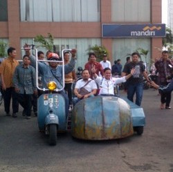 Cerita Komunitas Vespa Cegat Anis Matta di Rawamangun