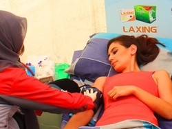 Marissa Nasution Donor Darah Bareng Komunitas Otomotif