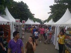 Warga Jakarta Antusias Menyambut Parjo