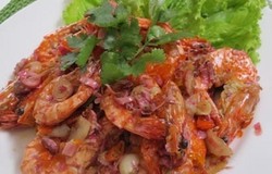 Resep Seafood: Udang Goreng Kecombrang