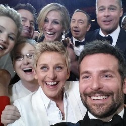 Foto Selfie Ellen dan Para Nominator Oscar Di-retweet Satu Juta Kali