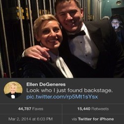 Disponsori Samsung, Ellen DeGeneres Malah Ngetweet di iPhone