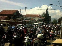 Banjir, Macet Hingga 4 Kilometer di Bojongsoang