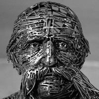 Potongan Baja Dibuat Patung Potret Menakjubkan!