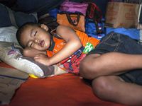Mengungsi Akibat Kebakaran Hutan