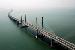 Butuh 6 Tahun, Jembatan 24 Km di Atas Laut Malaysia Akhirnya Rampung