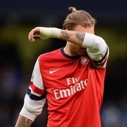 Frustrasinya Bendtner