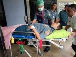 4 Korban Ledakan Gudang Amunisi AL Masuk UGD RSAL Mintohardjo