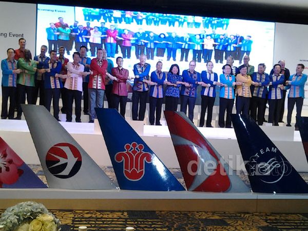 Garuda Resmi Masuk Skyteam