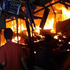 Pasar Besar Sumenep Terbakar, Ratusan Kios Ludes