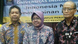 Ditanya Mahasiswa, Risma Tegaskan Tak Mau Jadi Cawapres