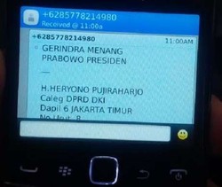 Soal SMS Kampanye Caleg Gerindra, Ini Ulasan Komisi II