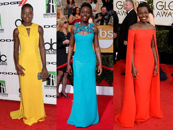 Anggun dan Menawan di Red Carpet ala Lupita Nyongo