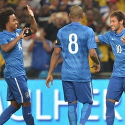 Neymar Hat-trick, Brasil Pesta Gol 5-0 atas Afrika Selatan