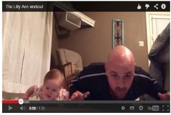 Begini Nih Jika Ayah dan Bayi 7 Bulan Kompak Olahraga Bersama